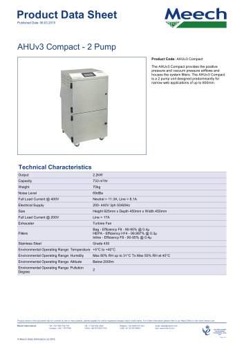 AHUv3 Compact - 2 Pump