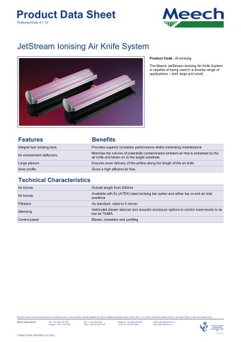 JetStream Ionising Air Knife System