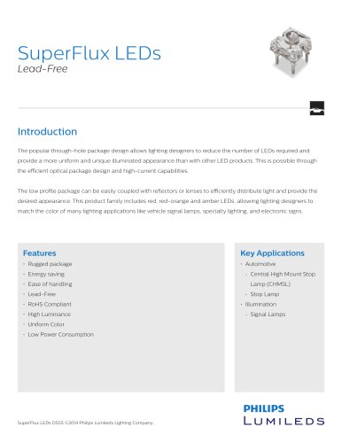 Lead-Free SuperFlux LEDs