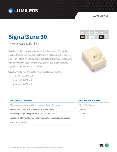 SignalSure 30 Low power solution