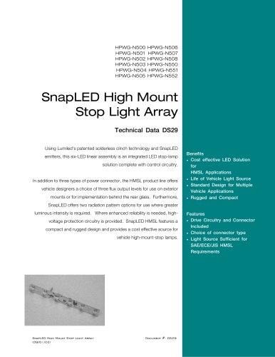 SnapLED High Mount Stop Light Array