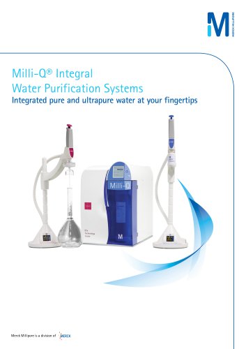 Milli-Q® Integral Water Purification System