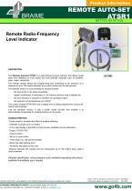 Remote Autoset Radio-Frequency Level Indicator
