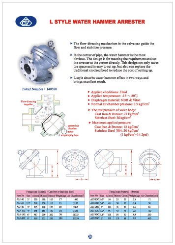 L STYLE WATER HAMMER ARRESTER_2013