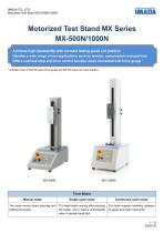 Simple Type Vertical Motorized Test Stand MX series