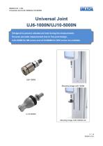 Universal Joint UJ series