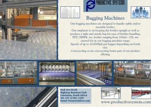 Bagging machines