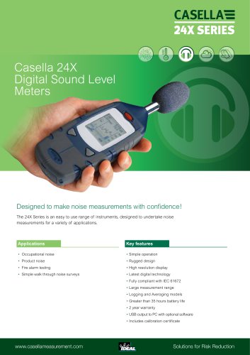 CEL-200 Series Digital Sound Level Meters