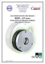 H2SP…AT series - electromagnetic disc brakes