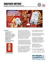 Dialysate Meters™ Single & Dual Range