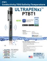UltrapenX2™ PTBT1 Bluetooth Enabled® Conductivity/TDS/Salinity/Temperature Pen