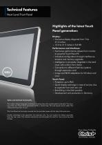 Front Panel Product Information