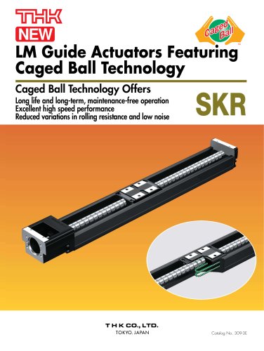 Caged Ball LM Guide Actuator Model SKR