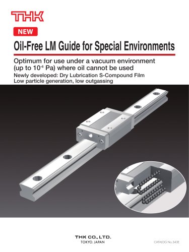 Oil-Free LM Guide for Special Environments