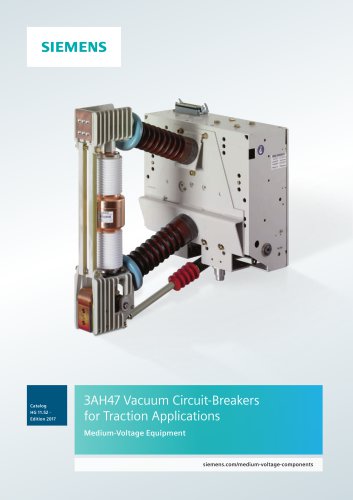 3AH47 Vacuum Circuit-Breakers for Traction Applications