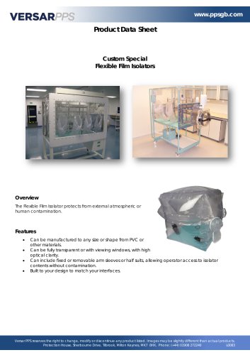 Flexible Film Isolators