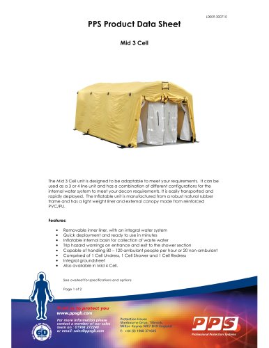 PPS Mid 3 Cell Shelter