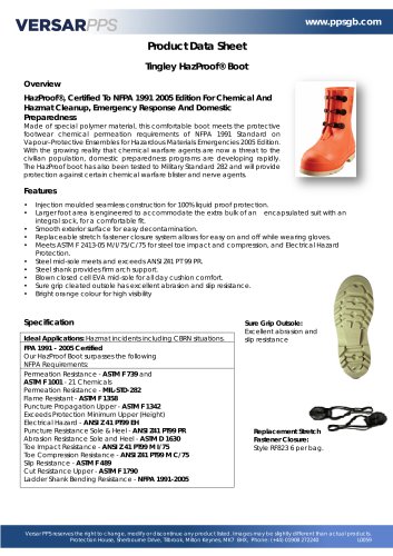 Tingley HazProof Boot