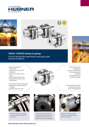 HKS(I) / HKDS(I)  Safety  Couplings