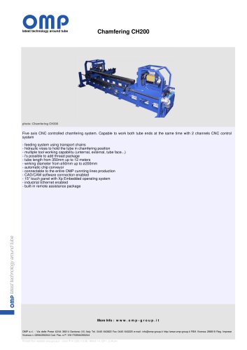 Chamfering CH200