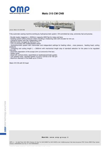 Matic 315 CM CNB