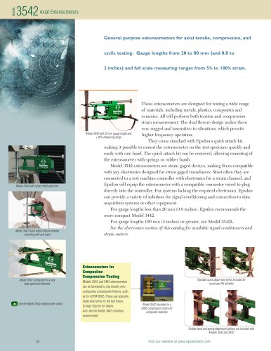 3542 Axial Extensometers