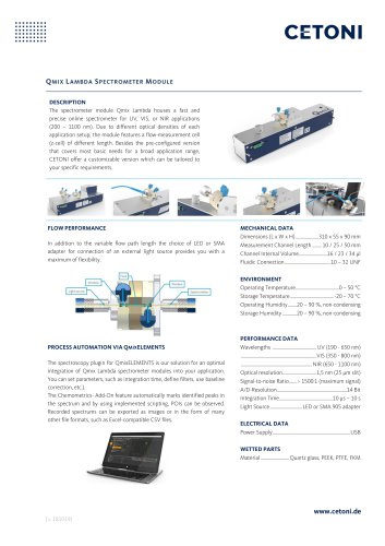 Qmix Lambda - Spectrometer Module