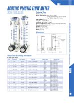 FBC Acrylic flow meter