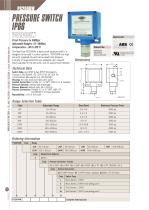 PS2000W Pressure switch