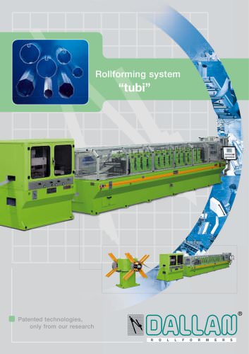 Rollforming system - tubes