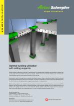 Ceiling supports - Reduce ceiling vibrations
