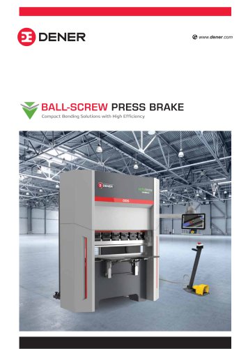 BALL-SCREW PRESS BRAKE
