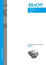 High pressure gear motors KM 5