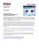 Central Semiconductor’s New CMDFSHC3-100 & CMDFSHC5-100 Low Profile Schottky Rectifiers