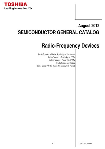 General Catalog (Radio-Frequency Devices)