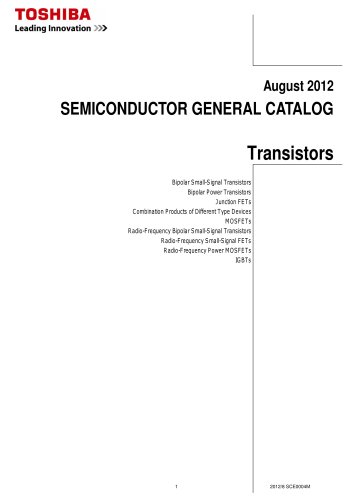 General Catalog (Transistors)