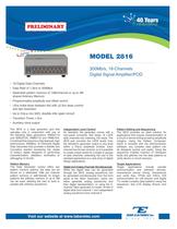 Model 2816 300Mb/s, 16-Channels Digital Signal Amplifier/POD