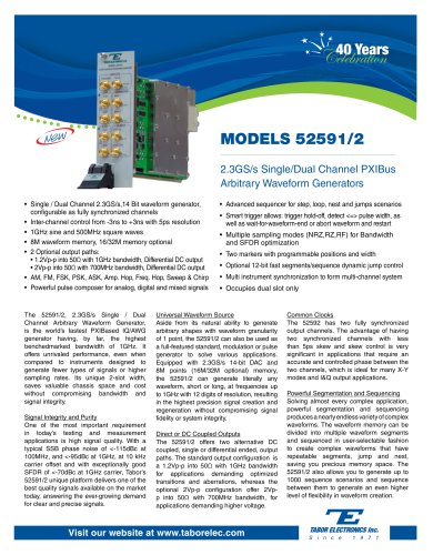 MODELS 52591/2