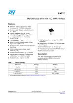 L9637 Monolithic bus driver with ISO 9141 interface