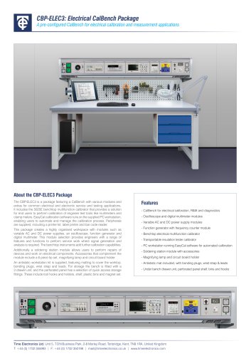 CBP-ELEC3: Electrical CalBench Package