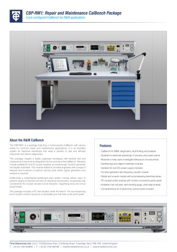 CBP-RM1: Repair and Maintenance CalBench Package