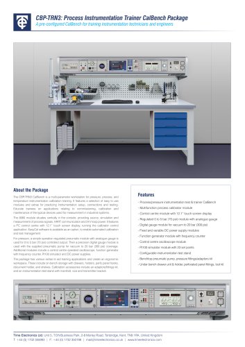 CBP-TRN3: Process Instrumentation Trainer CalBench Package