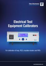 Electrical Test Calibrators