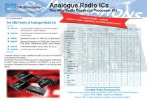 Analogue Radio ICs - Two way Radio Baseband Processor ICs