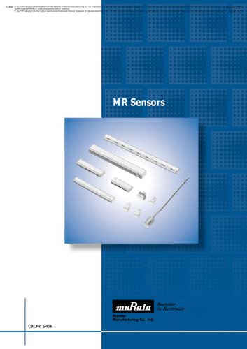 MR Sensors (Magnetic Pattern Recognition Sensors/Rotary Sensors) 