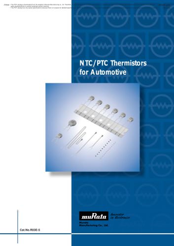 NTC/PTC Thermistors for Automotive 