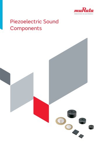 Piezoelectric Sound Components