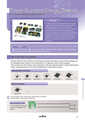 Power Supplies/Energy Devices