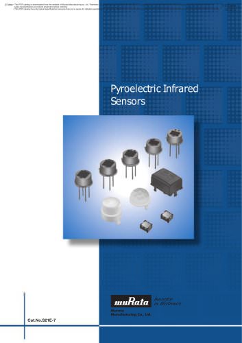 Pyroelectric Infrared Sensors