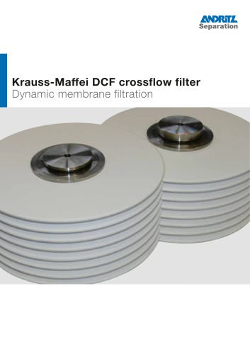 ANDRITZ Krauss-Maffei DCF crossflow filter